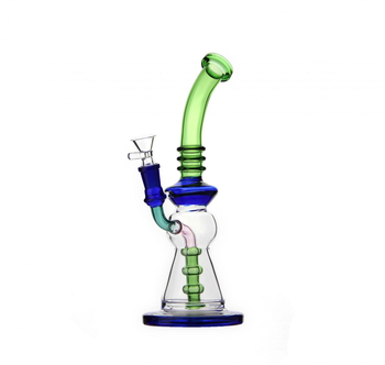 Бонг Multi-Color Bubbler - Бонги - Бонги стеклянные - Изогнутые бонги - Магазин домашних увлечений homehobbyshop.ru